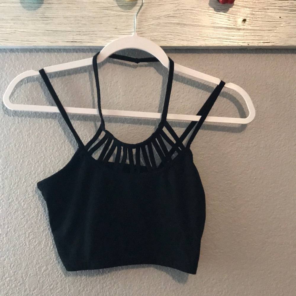 Black small bralette from The Buckle